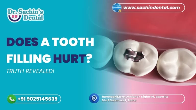 Does a tooth filling hurt