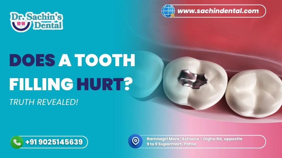 Does a tooth filling hurt